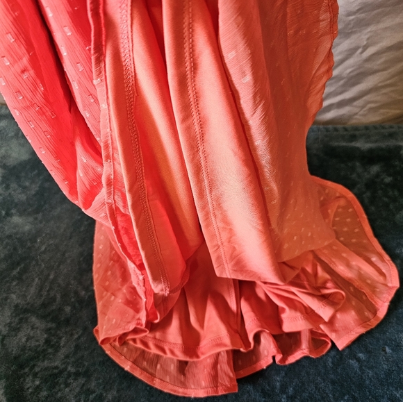 3/$25 🆕 NY Collection Coral Midi Dress size PS - Picture 9 of 12